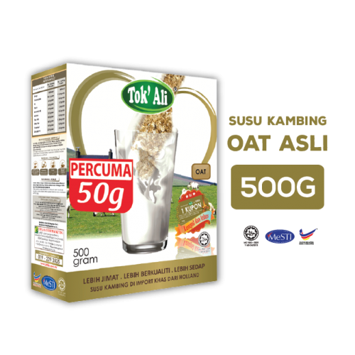 SUSU KAMBING OAT ASLI 500G + 50G FREE