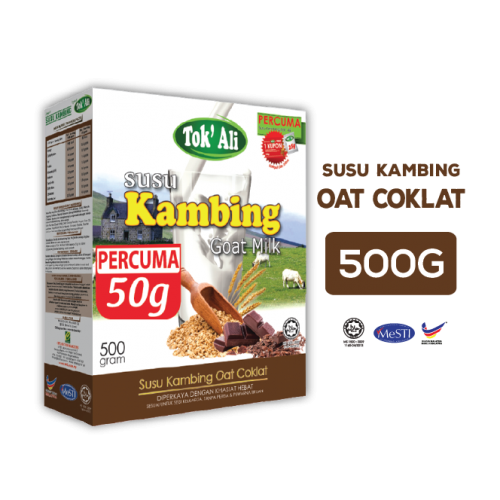 SUSU KAMBING OAT COKLAT 500G + FREE 50G