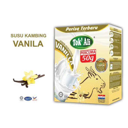 SUSU KAMBING VANILA 500G + FREE 50G